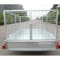 Aluninum 7 x 5 Trailer Box con gabbia 